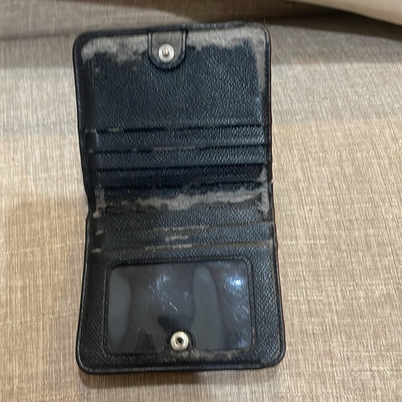 Coach Rehab Black Signature Pattern Wallet - Picture 3 of 4